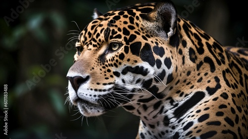 close up of a leopard generative ai © Scheidle-Design