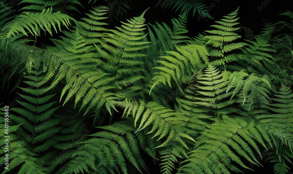 a close up of a bunch of green leaves on a plant. generative ai a close up of a bunch of green leaves on a plant. generative ai