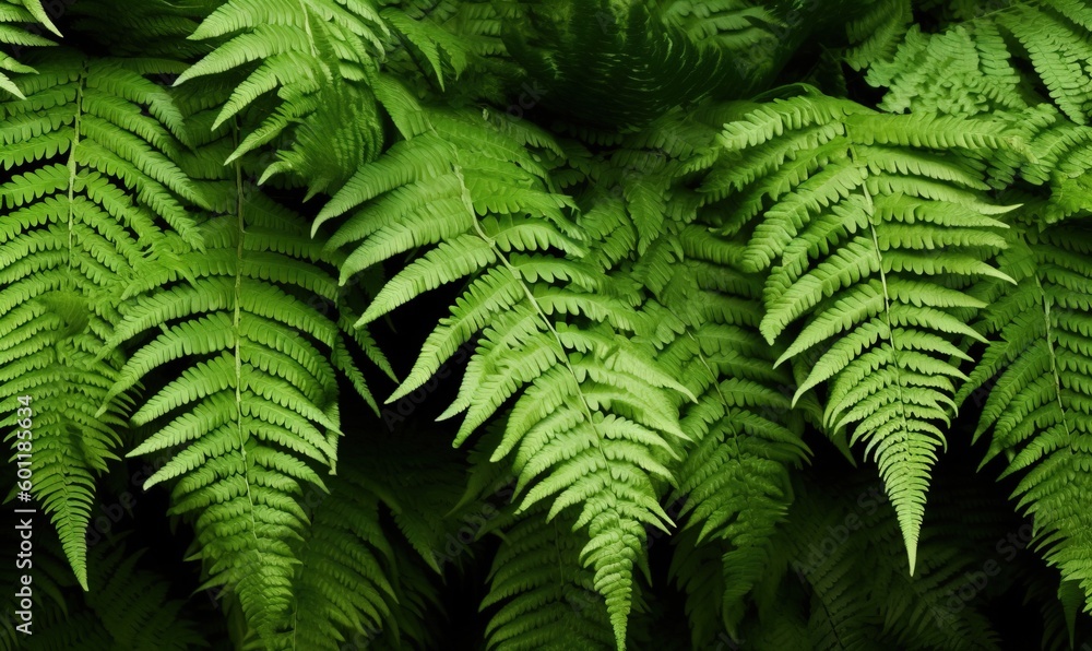a close up of a bunch of green leaves on a plant. generative ai a close up of a bunch of green leaves on a plant. generative ai