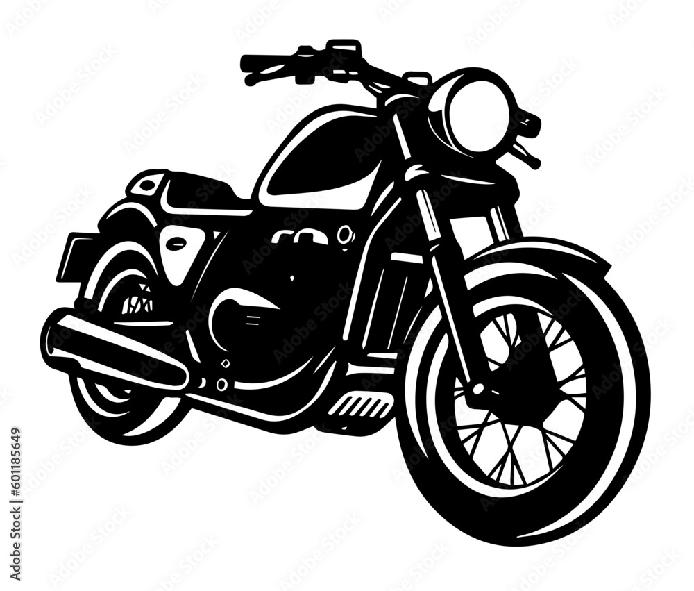 Obraz premium motorcycle isolated on white background