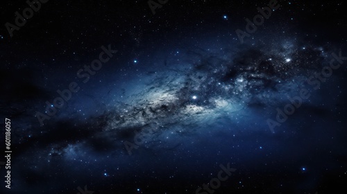 starry night sky and galaxy milky way . generative AI