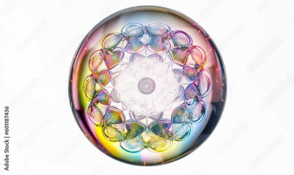 a colorful object with a white background and a white background. generative ai a colorful object with a white background and a white background. generative ai