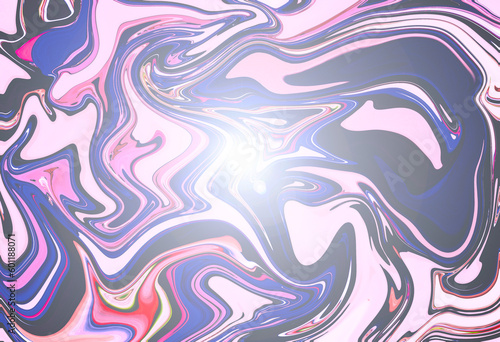 illustration  bright abstract pattern of blue  purple  and pink colors with highlights.
