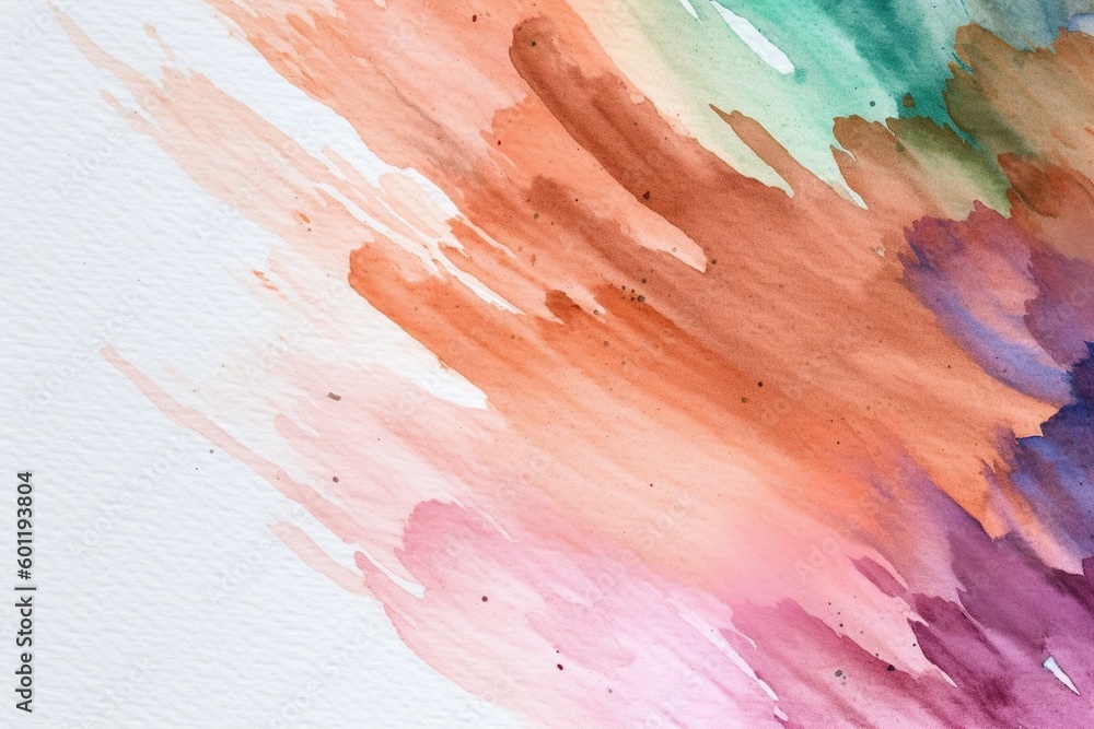 colorful watercolor background - Ai