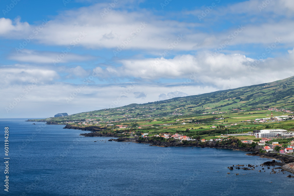 Coast of Faial Island / Coastal landscape from Faial island, Azores, Portugal.