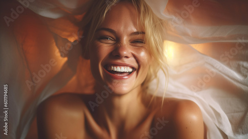 Exotic-looking beauty with ...