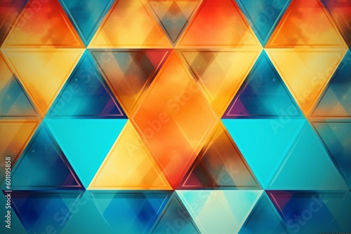 abstract triangle pattern b...