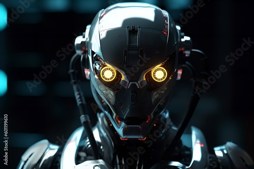 Futuristic Robot, Created by AI © asura