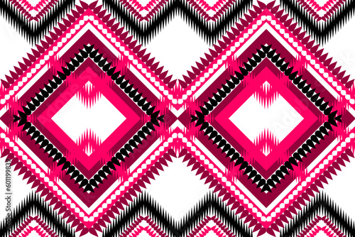 geometric abstract ethnic pattern design Aztec tapestry, decorative wallpaper, chevron textiles Tribal African Indian Embroidery Pattern Vector Background