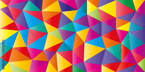 Special background of colored triangles