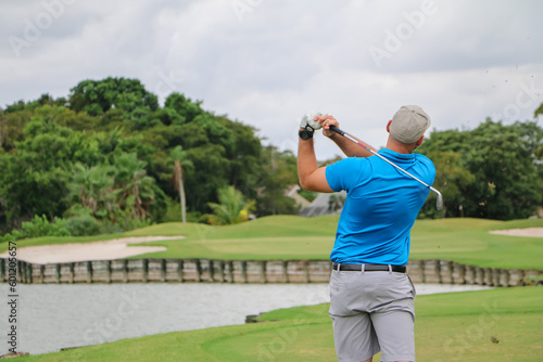golfer on the course