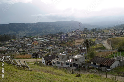 Aerial view of Saraguro, Loja. Ecuador photo
