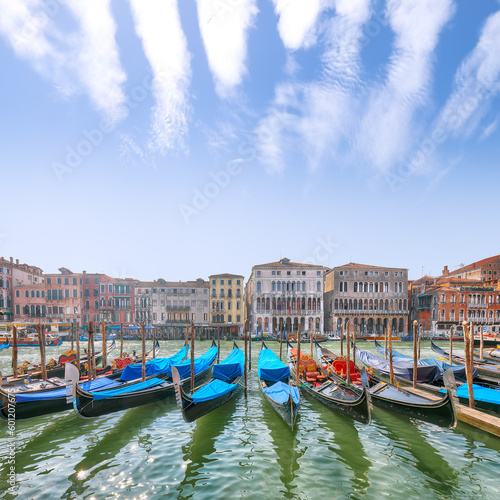 Astonishing morning cityscape of Venice with famous Canal Grande. © pilat666