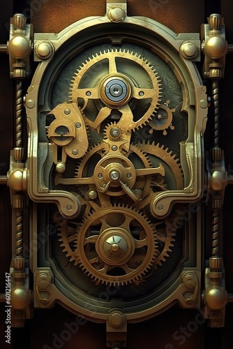 Steampunk retro mechanism w...