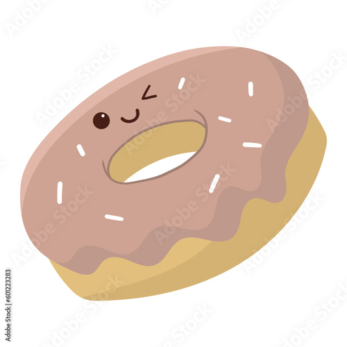 cute donut vector illustration 
