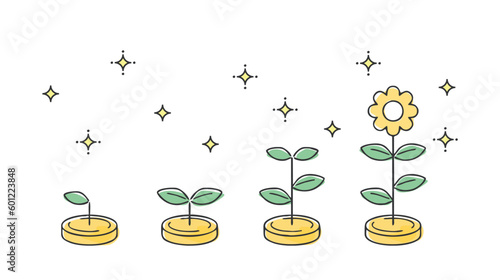 お金が増えるイメージ