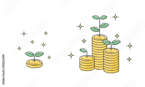 お金が増えるイメージ