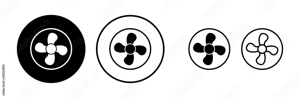 Fan icon vector. blower icon. propeller. ceiling Fan icon vector. blower icon. propeller. ceiling