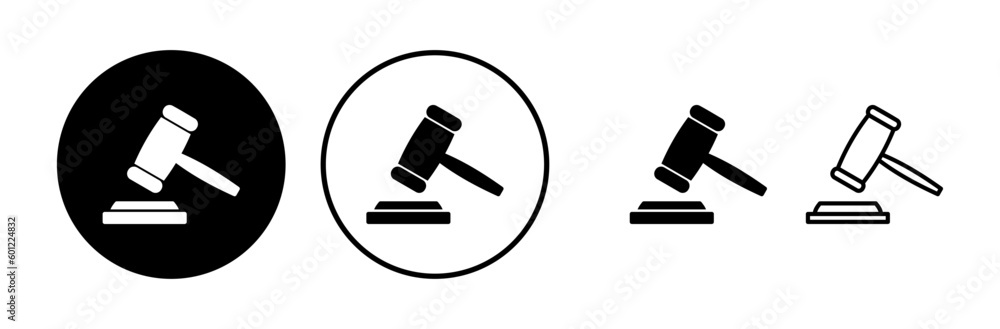 Gavel icon vector. judge gavel icon. auction hammer Gavel icon vector. judge gavel icon. auction hammer