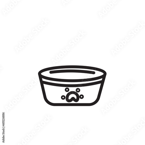Bowl Canine Dog Outline Icon