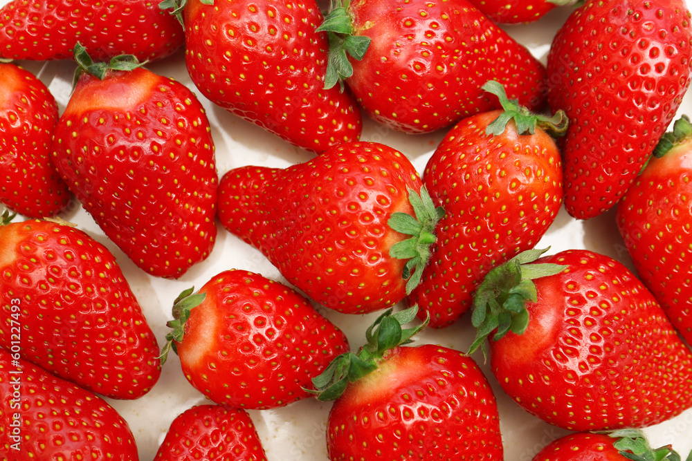 Fresh strawberries as background, closeup Fresh strawberries as background, closeup