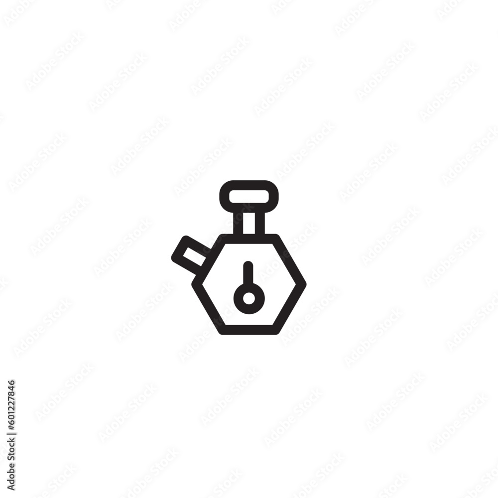 Fototapeta premium Time Beauty Health Outline Icon