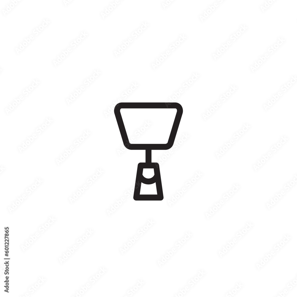 Cleaner Hair Broom Outline Icon Cleaner Hair Broom Outline Icon