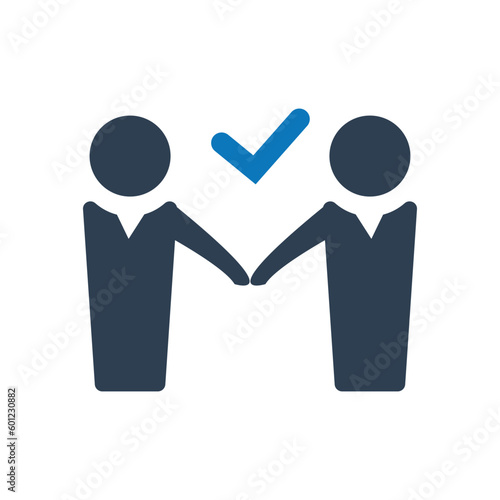 Agreement, Decision, Employee, Business person icon