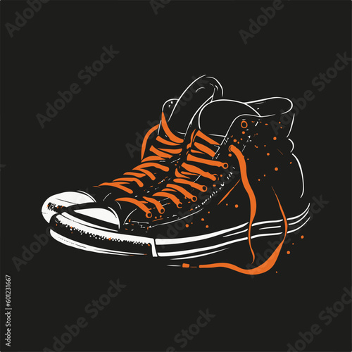 COOL AND UNIQUE VECTOR SNEAKERS SHOES