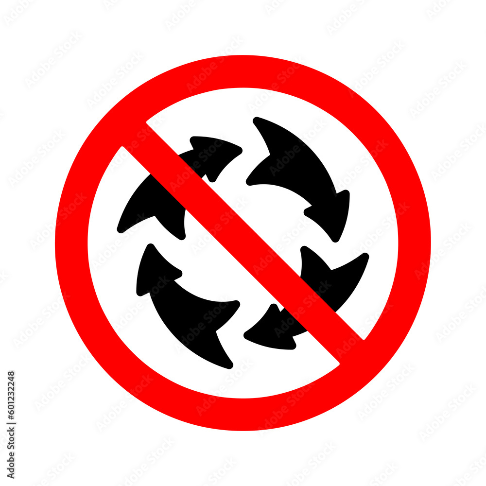Do not recycle only trash sign or Non recyclable Waste icon on white background Do not recycle only trash sign or Non recyclable Waste icon on white background