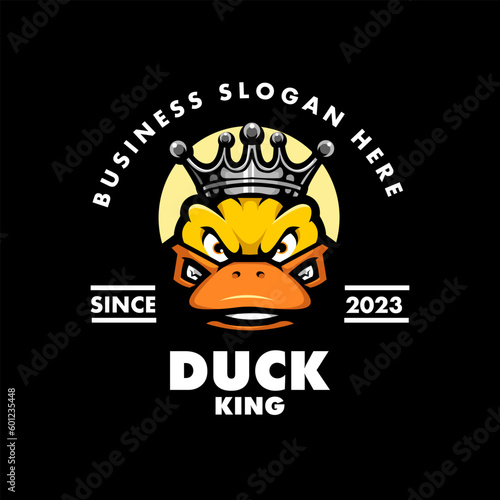 Duck King logo design for your business, apparel, merchandise