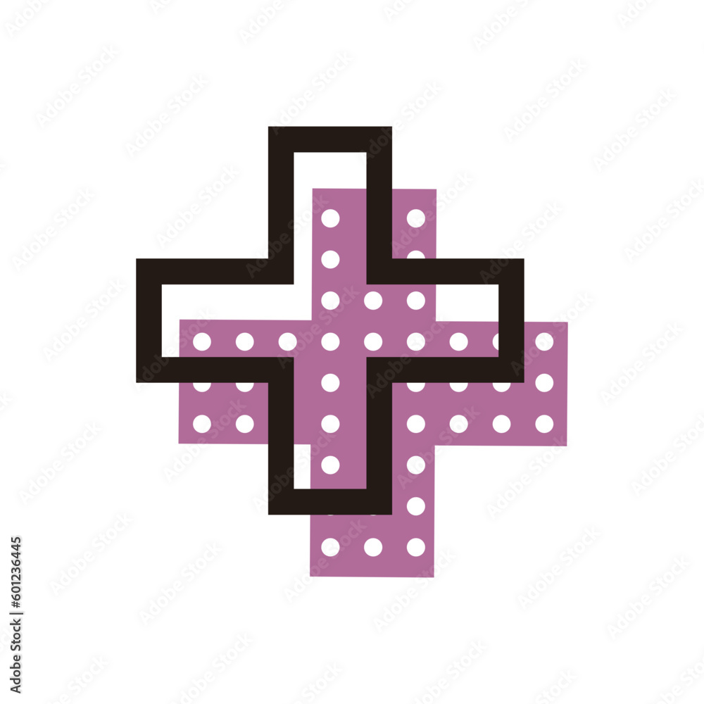 Obraz premium Geometric Memphis Shape