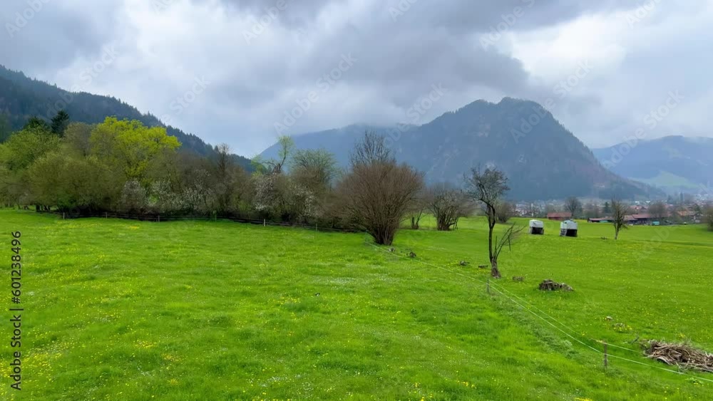 Beautiful valley in the Allgau Germany - travel photography Beautiful valley in the Allgau Germany - travel photography