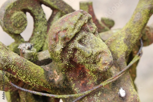 Old Statue of Jesus On The Cross