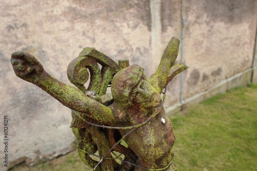 Antique Statue of Jesus On The Cross