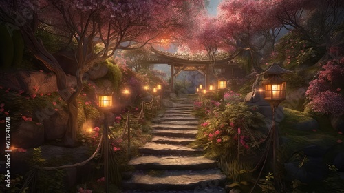 Enchanted Pathways: A Journey Through the Mystical Garden 1. Generative AI