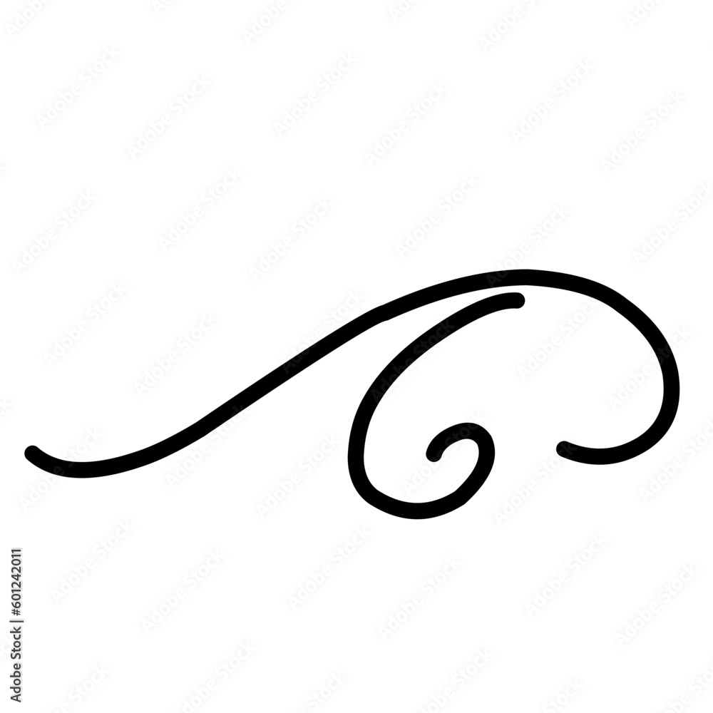Swirl Decoration Vector Line Dividers Border Swirl Decoration Vector Line Dividers Border