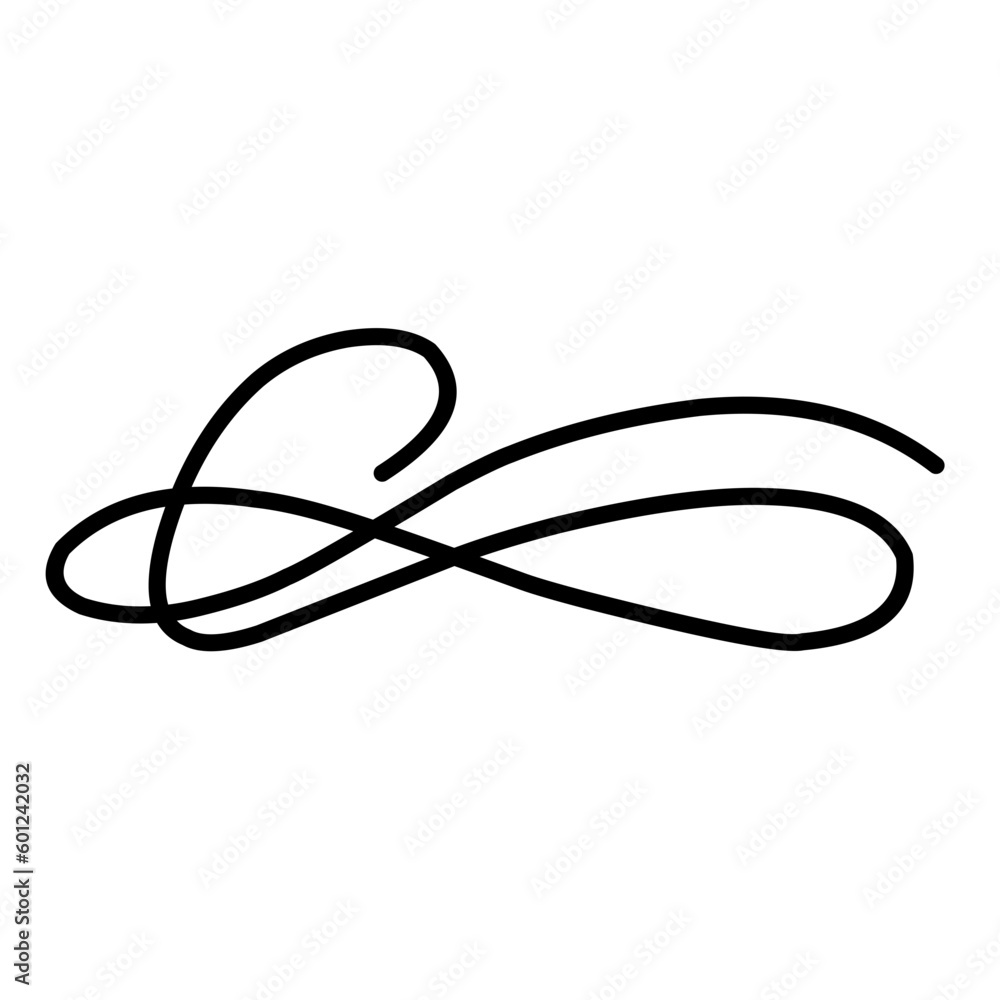 Swirl Decoration Vector Line Dividers Border Swirl Decoration Vector Line Dividers Border
