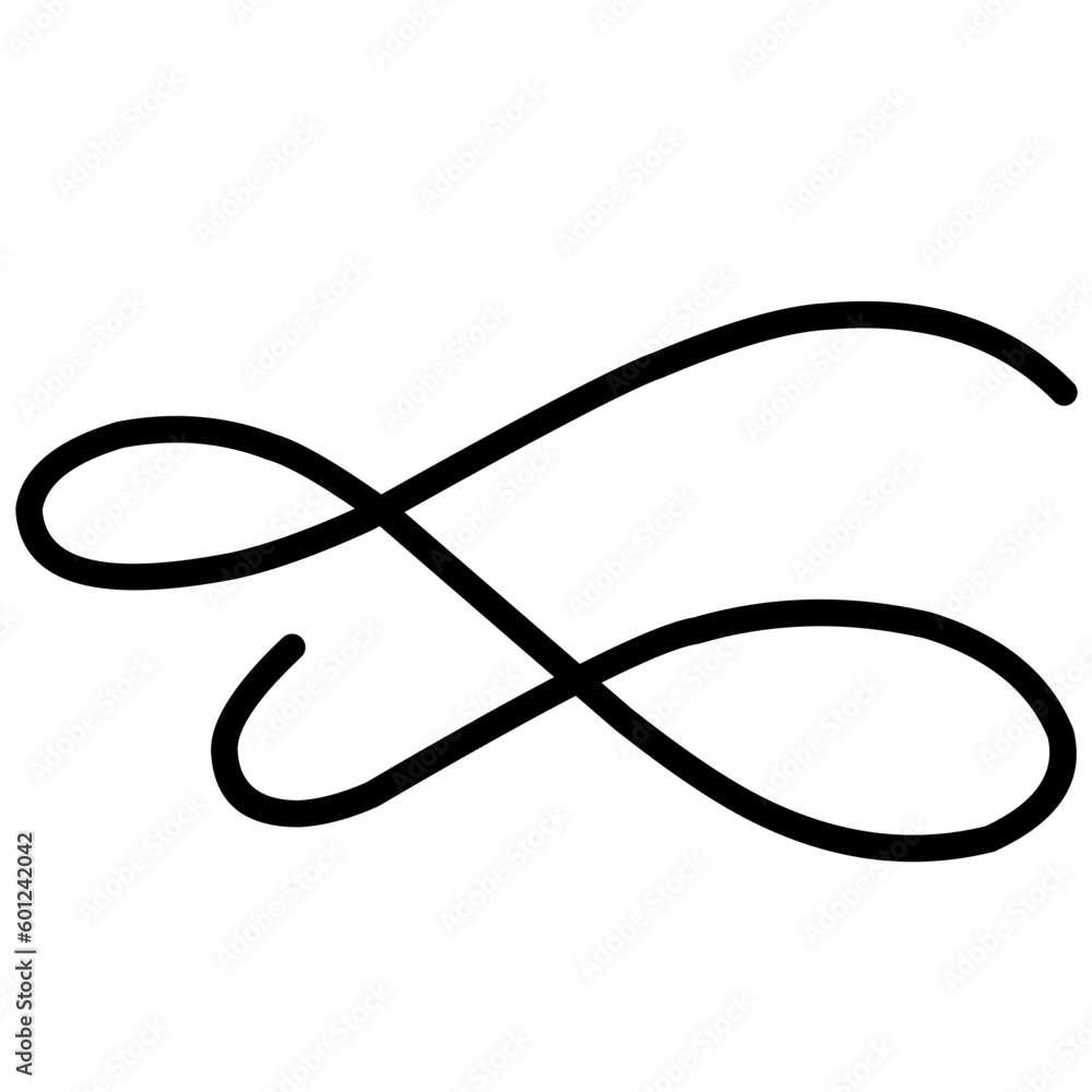 Swirl Decoration Vector Line Dividers Border Swirl Decoration Vector Line Dividers Border