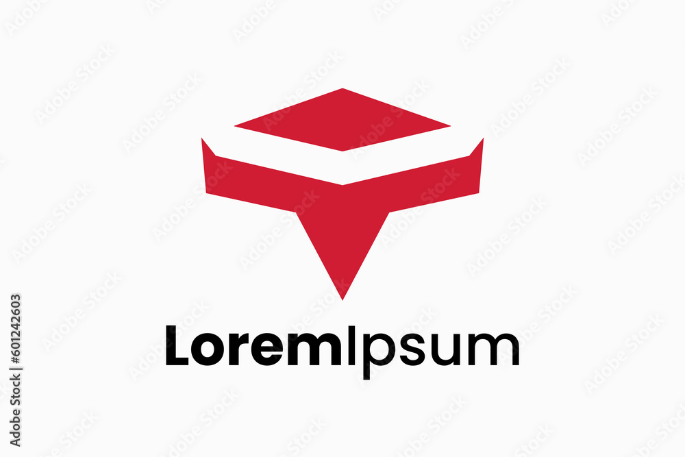 creative simple horn bull logo vector premium design creative simple horn bull logo vector premium design