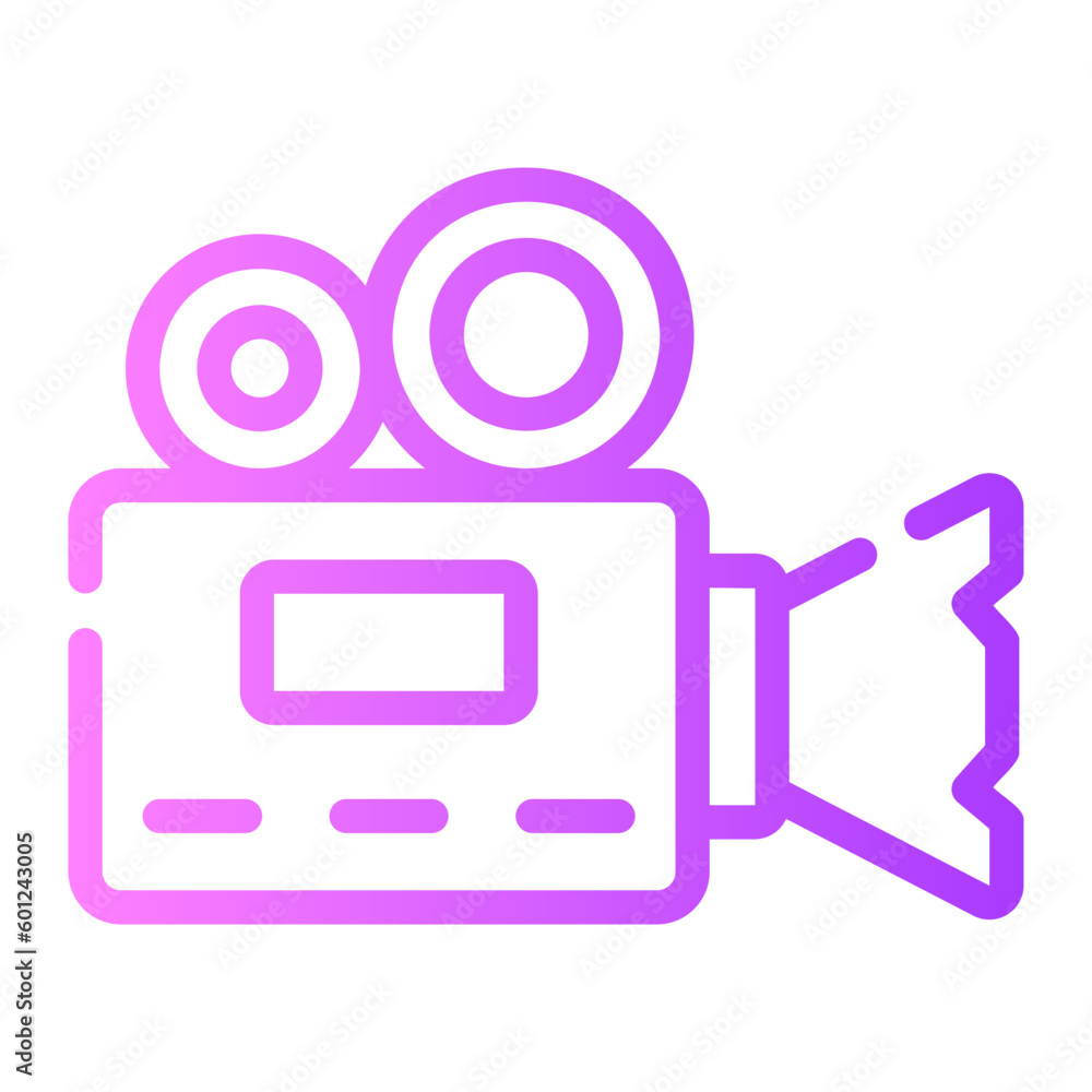 video camera Line Gradient Icon video camera Line Gradient Icon