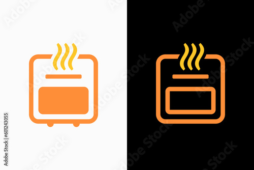 oven logo vector premium design
