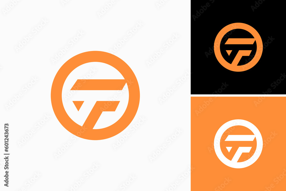initial letter tf logo vector premium design initial letter tf logo vector premium design