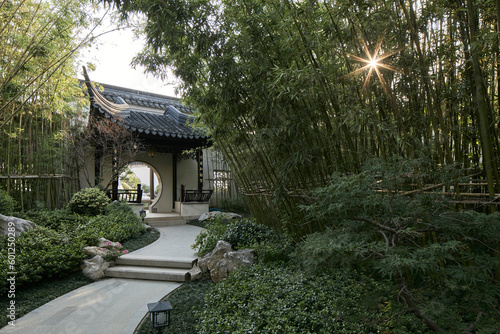 chinese garden in the garden