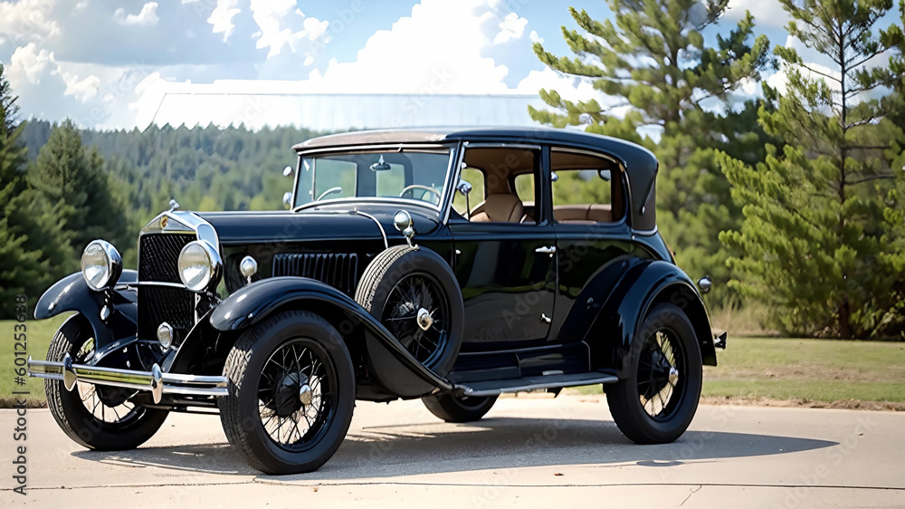 [AI ART] AI generated old car