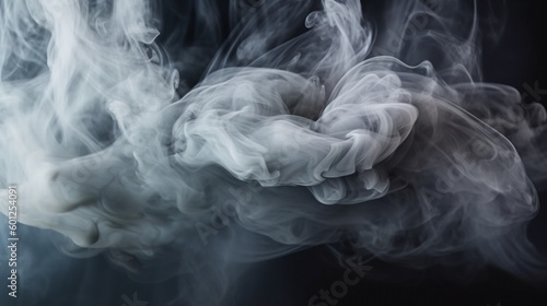 Abstract gray smoke swirl background
