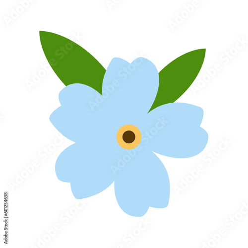 hand drawn chamomile doddle flower vector illustration