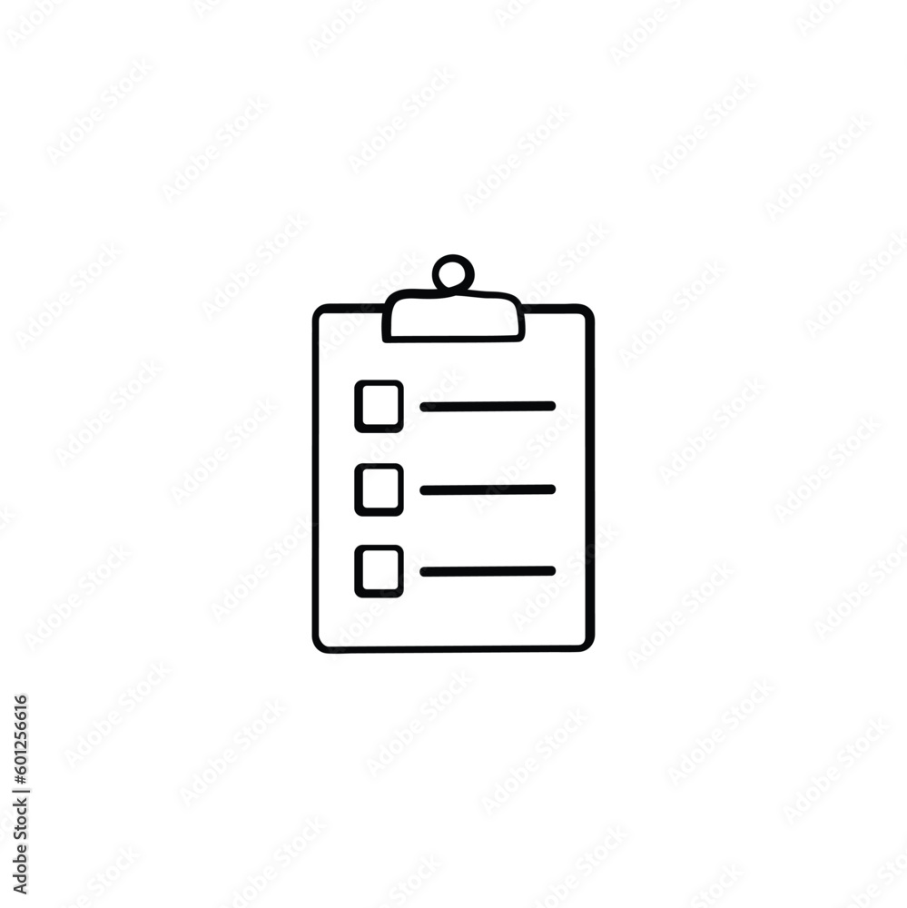 Checklist Line Style Icon Design
Checklist Line Style Icon Design