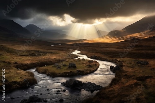 Snowdonia National Park  Wales  England  UK in Europe Stunning Scenic Landscape Wallpaper  Generative AI 