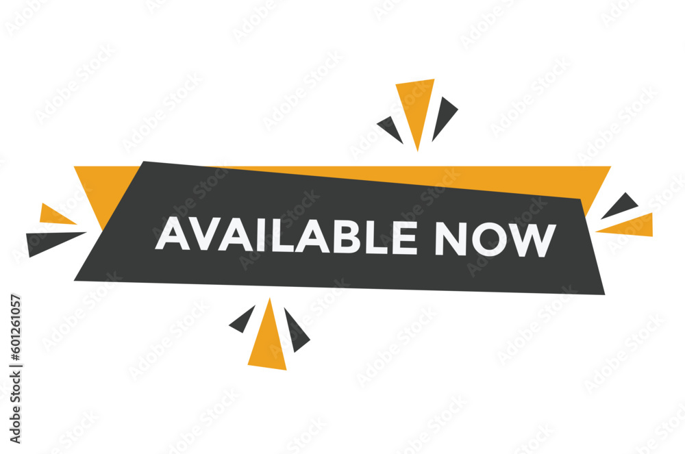 Available Now button web banner templates. Vector Illustration
Available Now button web banner templates. Vector Illustration